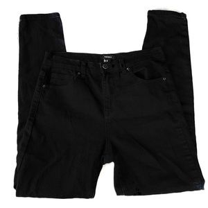 Forever 21 Hi-Rise Black Jeggings